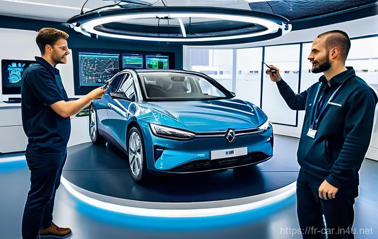 자동차정비사 이직 준비 체크리스트 - **Prompt 1: Future-Ready Mechanic at Work**
A highly skilled, focused mechanic, 30s-40s, of Fren... 자동차정비사 이직 준비 체크리스트 - **Prompt 1: Future-Ready Mechanic at Work**
A highly skilled, focused mechanic, 30s-40s, of Fren...