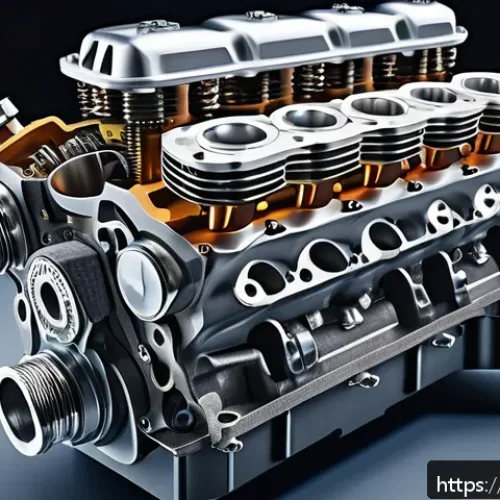 자동차정비 산업기사 실습 관련 추천 영상 - A detailed cutaway illustration of an internal combustion engine showing pistons, crankshaft, camsha...